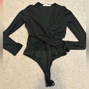 ASTR black bodysuit with cutouts size medium